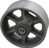 ALBION CA0520112 5" DIAM X 2" WIDE, CAST IRON CASTER WHEE