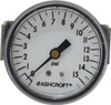 ASHCROFT 662876001422 2-1/2" DIAL, 1/4 THREAD, 0-15 SCALE RANG