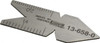 SPI 13-658-0 60&DEG; ANGLE, STAINLESS STEEL CENTER GA