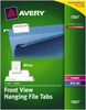 AVERY 05567 PRINTABLEHANGINGFILEFOLDERTABS,PK90
