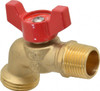 MUELLER INDUSTRIES 103-053HN 1/2" PIPE, 125 PSI WOG RATING, BRASS HOS