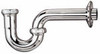 KEENEY 301K P-TRAP DRAIN PIPE, CHROME-PLATED, 17-GA.