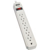 TRIPP LITE TLP608 SURGE PROTECTOR,6 OUTLET,FLAT