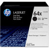 HEWLETT PACKARD CC364XD HP 64X LJP4015 HY BLK DUAL PK