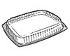 PACTIV YCI852010000 LID DOME FITS 24-32 OZ CONT PLAS CLR