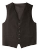 CHEF WORKS VPMEBLK-S VEST MENS SML BLK