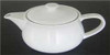 STEELITE INTERNATIONAL 6306P787 TEA POT WITH LID 16 OZ CONCERTO PORC WHT