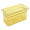 CAMBRO MANUFACTURING 36HP150 PAN FOOD HI HEAT 1/3 SZ 6"D AMBER