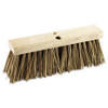 BOARDWALK 71160 STREET BROOM HEAD, 16" WIDE, PALMYRA BRI
