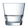 CARDINAL INTERNATIONAL H3858 GLASS ROCKS 7 OZ STACK UP
