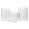 ROYAL CONSUMER PRODUCTS RCH10 PLEATED CHEF'S HATS, PAPER, WHITE, ADJUS