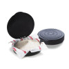 CARLISLE 071003 CARLISLE 71003 7" BLACK HINGED TORTILLA 