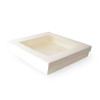 PACKNWOOD 210KRAYWH195 BOX W/WINDOW LID 7X2" WHITE