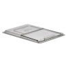 CAMBRO MANUFACTURING 1826SCCW135 LID SLIDING F/ 18X26" RECT POLY CONT CLR