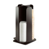 CAL-MIL PLASTIC PRODUCTS,INC. 378-96 CAL-MIL 378-96 MIDNIGHT BAMBOO REVOLVING