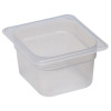 CAMBRO MANUFACTURING 64PP190 PAN FOOD 1/6 SZ 4"D PP TRANS