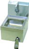 ADVANCE TABCO 7-PS-63 SINK HAND WALL W/SKIRT 9X9X5" SS