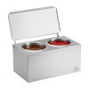 SERVER PRODUCTS 92020 SERVER DOUBLE DIP COUNTERTOP SS 120 V