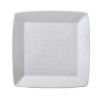 VERTEX CHINA ARG-S6 PLATE SQR 6X6" EMBOSSED SIGNATURE WHT