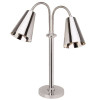 EASTERN TABLETOP 9642 LAMP DOUBLE HEAT RND BASE CONE SHADES