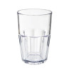 G E T ENTERPRISES 9914-1-CL GLASS TUMBLER BAHAMA 14 OZ CLR PLAS