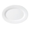VERTEX CHINA ARG-13 PLATTER 11" OVAL WR ARGYLE PORC SUPER WH