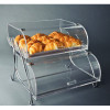 ROSSETO BAK2937 CASE DISPLAY 2 TIER 14X16X18" ACRYLIC CL