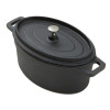 AMERICAN METALCRAFT CIPOV745 DISH CASSEROLE 33 OZ OVAL CAST IRON