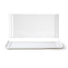 FRONT OF THE HOUSE DAP014WHP23 PLATE RECT 5X10" NOUVELLE WHT