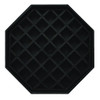 SERVICE IDEAS DT45 TRAY DRIP OCTAGON 4-1/4X3/4" BLK