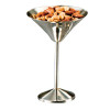 AMERICAN METALCRAFT MART1 GLASS MARTINI SERVER 7-2/3" SS