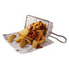 AMERICAN METALCRAFT MFRYBSKT BASKET FRY 5X4X4" RECT LRG SS