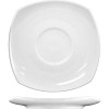 INTERNATIONAL TABLEWARE QP-2 SAUCER SQR 5-3/4" QUAD PORC EUROPEAN WHT