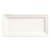 WORLD TABLEWARE INC SL-23 PLATE RECT 12X6-1/2" SLATE WHT