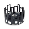 ROSSETO SM111 WARMER 10" PAMELA CENTER BLK MATTE SS
