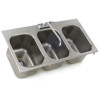 EAGLE FOODSERVICE EQUIPMENT SR10-14-9.5-3 EAGLE SR10-14-9.5-3 COUNTERTOP 3-COMPART