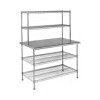 EAGLE FOODSERVICE EQUIPMENT T3060EW-2 EAGLE T3060EW-2 ADJUSTABLE S/S 2-TIER WO