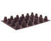 J.B. PRINCE M620 F MOLD RIDGED CONE 4-3/10 OZ SILICONE
