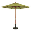 GROSFILLEX 98914931 UMBRELLA WOODEN MARKET 9' PESTO