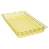 CAMBRO MANUFACTURING 12HP150 PAN FOOD HI HEAT FULL SZ 2-1/2"D AMBER