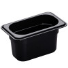 CAMBRO MANUFACTURING 94HP110 PAN FOOD HI HEAT 1/9 SZ 4"D BLK