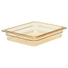 CAMBRO MANUFACTURING 22HP150 PAN FOOD HI HEAT 1/2 SZ 2-1/2"D AMBER