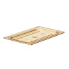 CAMBRO MANUFACTURING 40HPC150 LID F/ 1/4 SZ HI HEAT PAN AMBER