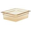 CAMBRO MANUFACTURING 24HP150 PAN FOOD HI HEAT 1/2 SZ 4"D AMBER