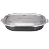 BON CHEF 60023CLDGALAXY PAN OBLONG W/LID 5 QT HOTSTONE GALAXY SS