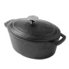 AMERICAN METALCRAFT CIPO3 DISH CASSEROLE OVAL 3 QT CAST IRON