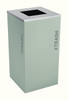 EX-CELL KAISER LLC RC-KDSQ-T BT-HMG RECEPTACLE RECYCLING 24 GAL HAMMERED GRY