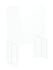 BON CHEF 90177-5 SHIELD SAFETY W/WINDOW 23-3/4X12X8" CLR