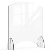 ROSSETO AG017 GUARD SNEEZE W/WINDOW 36X40" ACRYLIC CLR