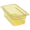 CAMBRO MANUFACTURING 44HP150 PAN FOOD HI HEAT 1/4 SZ 4"D AMBER